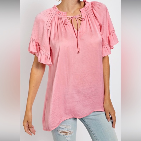 09 Boho Fabulous Frilled Top - Picture 3 of 3